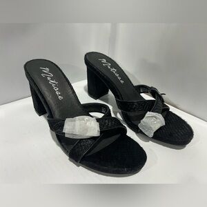 Matisse Black Women's Heeled Sandals